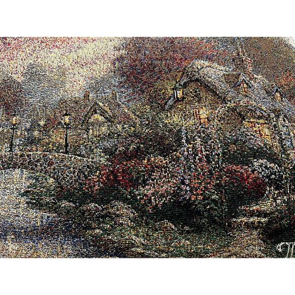 Thomas Kincade Tapestry Accent Pillow/Chair Pillow - Picture 2 of 3